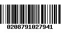 Código de Barras 0208791027941