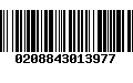 Código de Barras 0208843013977