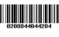 Código de Barras 0208844044284