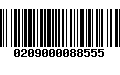 Código de Barras 0209000088555