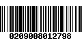 Código de Barras 0209008012798