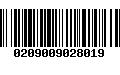 Código de Barras 0209009028019