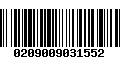 Código de Barras 0209009031552