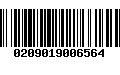 Código de Barras 0209019006564