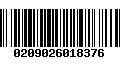 Código de Barras 0209026018376