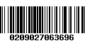 Código de Barras 0209027063696