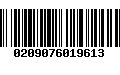 Código de Barras 0209076019613