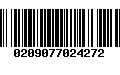 Código de Barras 0209077024272