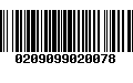 Código de Barras 0209099020078