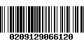 Código de Barras 0209129066120