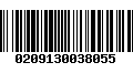 Código de Barras 0209130038055