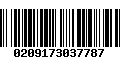 Código de Barras 0209173037787