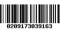 Código de Barras 0209173039163