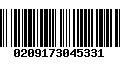 Código de Barras 0209173045331