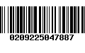 Código de Barras 0209225047887