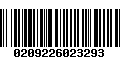 Código de Barras 0209226023293