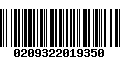 Código de Barras 0209322019350