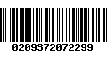 Código de Barras 0209372072299