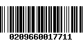 Código de Barras 0209660017711