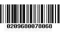 Código de Barras 0209680078068