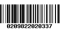 Código de Barras 0209822020337