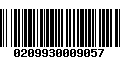 Código de Barras 0209930009057