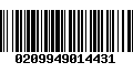 Código de Barras 0209949014431