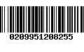 Código de Barras 0209951208255