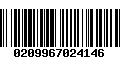 Código de Barras 0209967024146