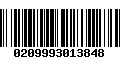 Código de Barras 0209993013848