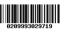 Código de Barras 0209993029719