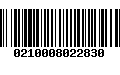 Código de Barras 0210008022830