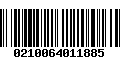 Código de Barras 0210064011885