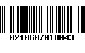 Código de Barras 0210607018043