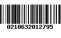 Código de Barras 0210632012795