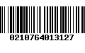 Código de Barras 0210764013127