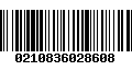 Código de Barras 0210836028608