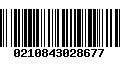 Código de Barras 0210843028677