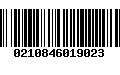 Código de Barras 0210846019023