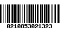 Código de Barras 0210853021323