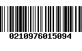 Código de Barras 0210976015094