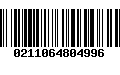 Código de Barras 0211064804996