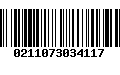 Código de Barras 0211073034117