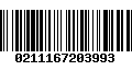 Código de Barras 0211167203993