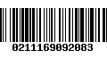 Código de Barras 0211169092083