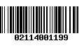 Código de Barras 02114001199