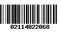 Código de Barras 02114022068