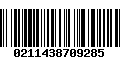 Código de Barras 0211438709285