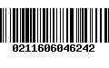 Código de Barras 0211606046242