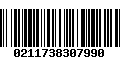 Código de Barras 0211738307990